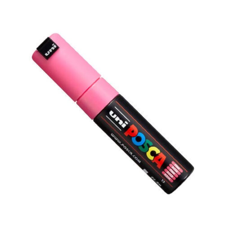 Маркер Uni POSCA PC-8К розовый, до 8 мм цвет 13 1 шт