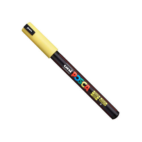 Маркер Uni POSCA PC-1MR 2 желтый, 0,7 мм игольчатый 1 шт