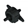 Капельница компенсированная разборная 1/4" Черная 4л/ч 0,8-3,2 bar, арт: PCT0104