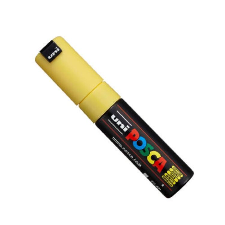 Маркер Uni POSCA PC-8К желтый, до 8 мм цвет 2 1 шт